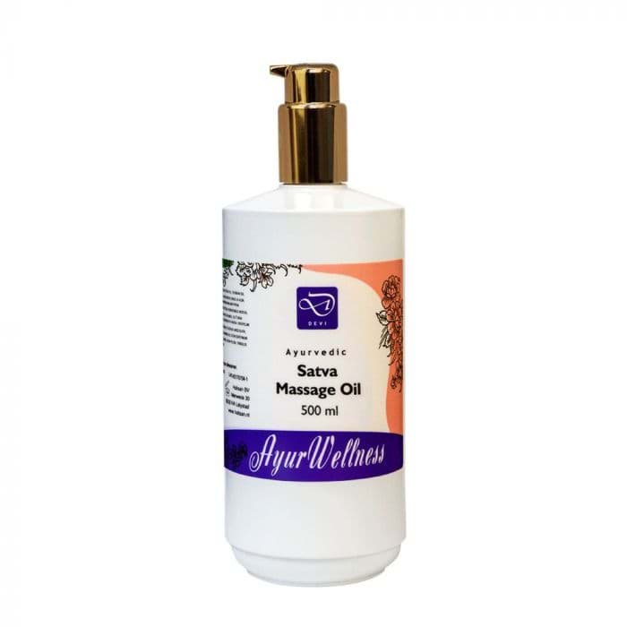 Afbeelding van AW Satva Massage Oil 500 ml, refill met pompje